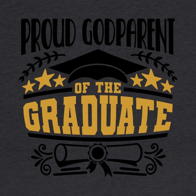 Proud Godparent Of The Graduate Graduation Gift by PurefireDesigns